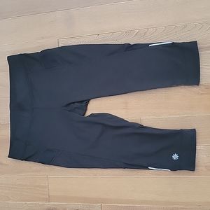 Athleta black crop legging tight‎ XS